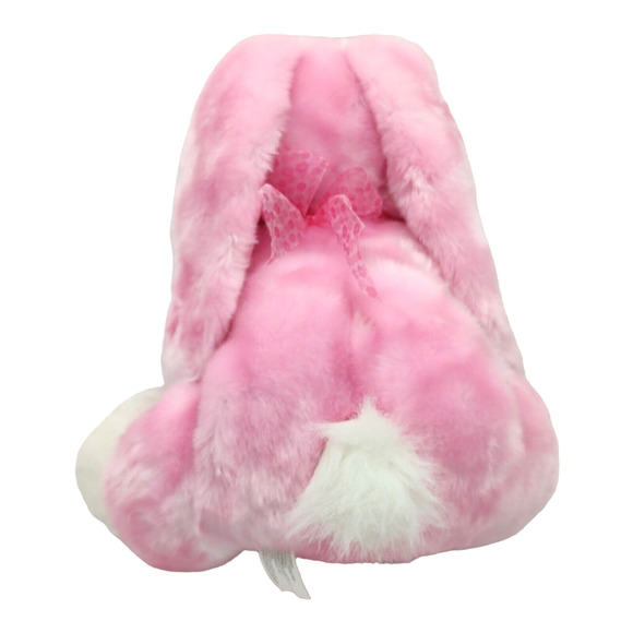 Easter Bunny Rabbit 19" Pink Floppy Reclined Stuffed Vintage Plush Best Made Toy - Picture 11 of 12